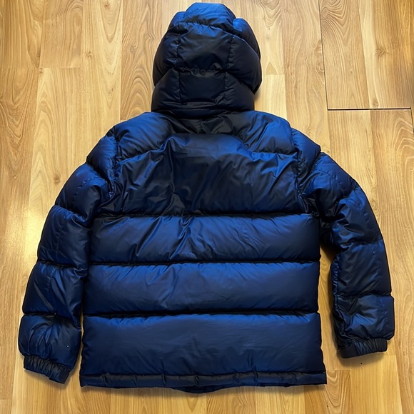 Polo Ralph Lauren's warm down filled padded jacket in dark navy. - Picture 7 of 7